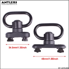 Тактический M-LOK Стандартный QD переходник шарнирного соединения рейку для M-lok Rail(qd-вертлюг входит в комплект) охота и стрельба