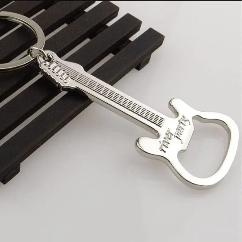 New Stylish Musical Keychain Ring Keyring Bottle Opener Bar Tool New Stylish Musical Keychain Ring Keyring Bottle Opener Bar Tool Soda Beer Cap Guitar Gift In Openers From Home Garden On Aliexpress