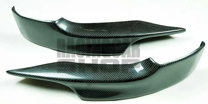 REAL CARBON FIBER FRONT LIP SPOILER SPLITTER1PAIR for BMW 3-SERIES E92 E93 M TECH Msport front  bumper 2006-2009