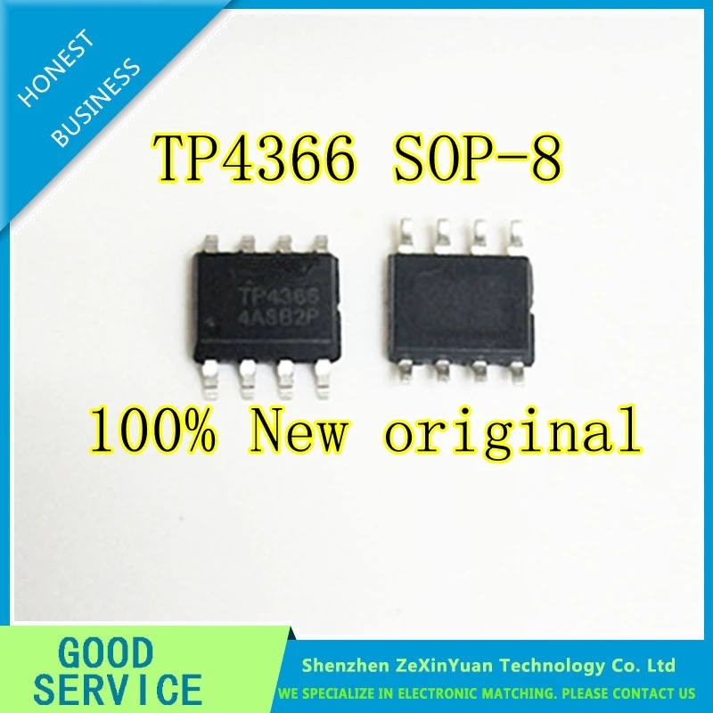 10 шт./лот TP4366 4366 SOP 8 заполняется четырьмя лампами 1A для отображения IC мощности