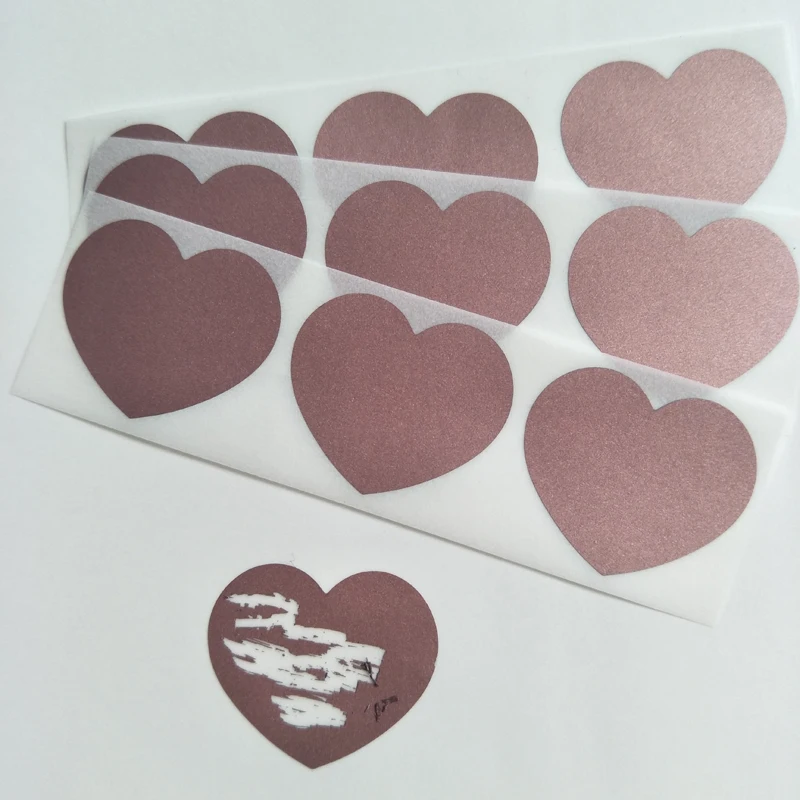 Наклейка с царапинами 30x35 мм 150 шт.|heart shaped stickers|shape heartshape stickers |