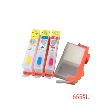 

vilaxh for HP655 655xl Refillable ink cartridge For HP deskjet ink Advantage 3525 4615 4625 5525 6525 printer