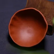 75 мл Исин сырой руды фиолетовый чашки вниз слизь грязь Кубка изысканный маленький рот чашки один курительница