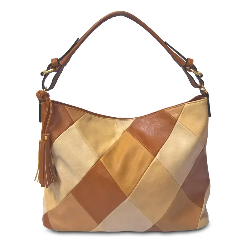 Sacs à main de luxe femmes sacs Designer décontracté fourre-tout sacs à bandoulière pour femmes 2018 Patchwork dames sac à main en cuir PU grand sac bolsa