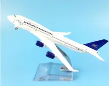 plane model Boeing 747 Argentina Airlines aircraft B747 Metal simulation airplane model for kid children toys