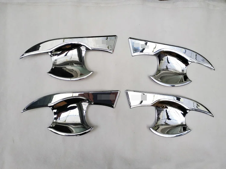 for toyota rav4 rav 4 xa40 2018 2017 2016 2015 2014 2013  abs plastic chrome door handle bowl trim cover accessories