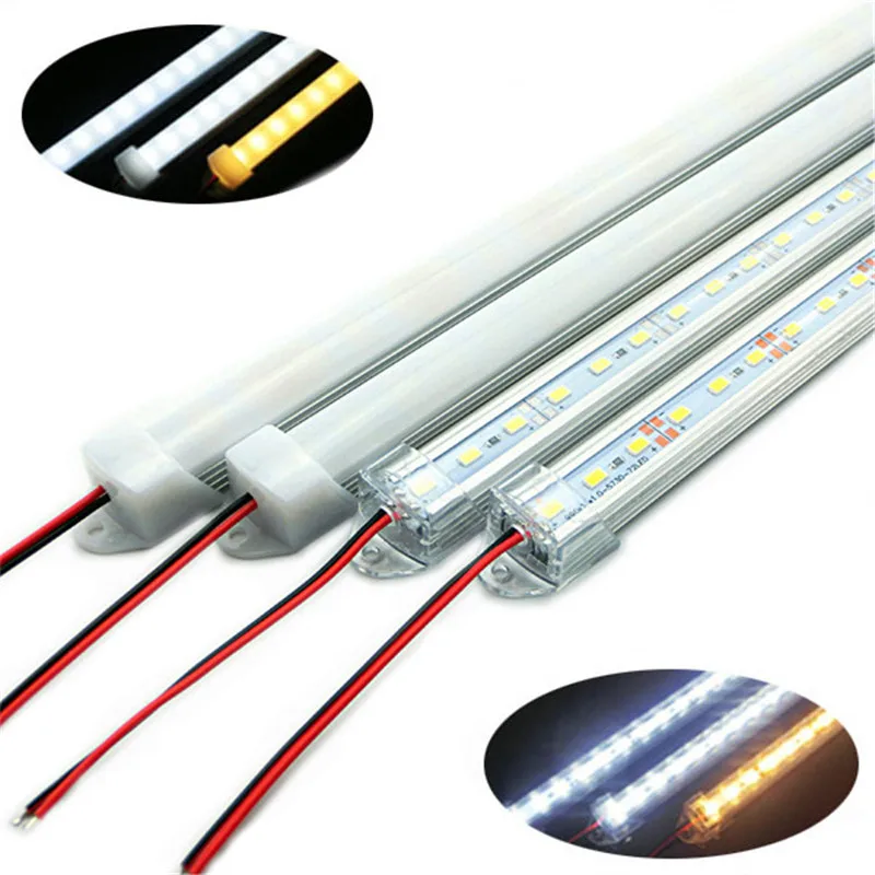 CLAITE 50 см SMD 5730 36 Светодиодная жесткая полоса ламповая лампа с U алюминиевым