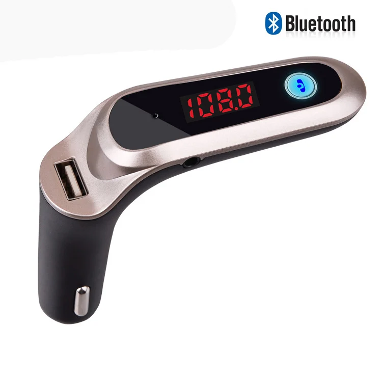 

Bluetooth FM Transmitter Wireless HandsFree Car Kit Cigarette Lighter Music MP3 Player USB Car Fast Charging Radio Adapter