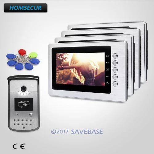 

HOMSECUR 7inch Video Door Intercom System with Mute Mode for Home Security for Apartment
