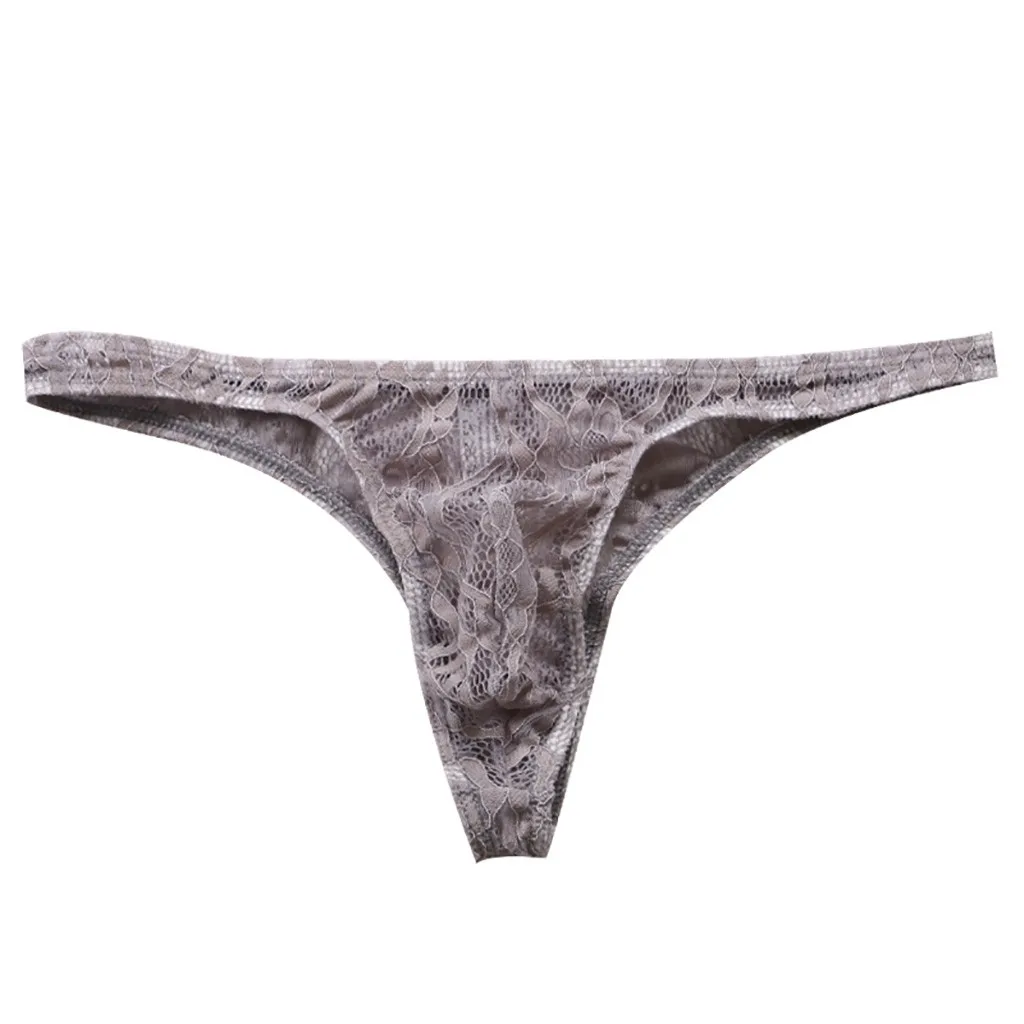 Men Boxer Briefs Lingerie Underwear Bamboo Fiber Bikini Shorts Thongs Swimwear
