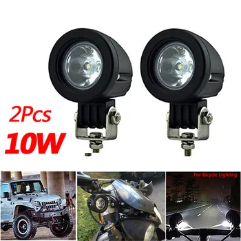 

2pcs 10W Car Work Lights Ourbest Mini Tail Auto Led Offroad Lights Fog Lamp for Car / Motorcycle / Boat / ATV