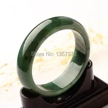 Shitou 00531 Природный Темно-Зеленый Нефрит Самоцветы Браслет Идеальный Довольно увлекательное Браслет нефрита