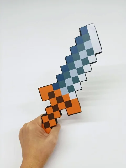 1 шт. игрушки Minecraft Пена Книги об оружии меч топор пистолет игрушечные макеты из