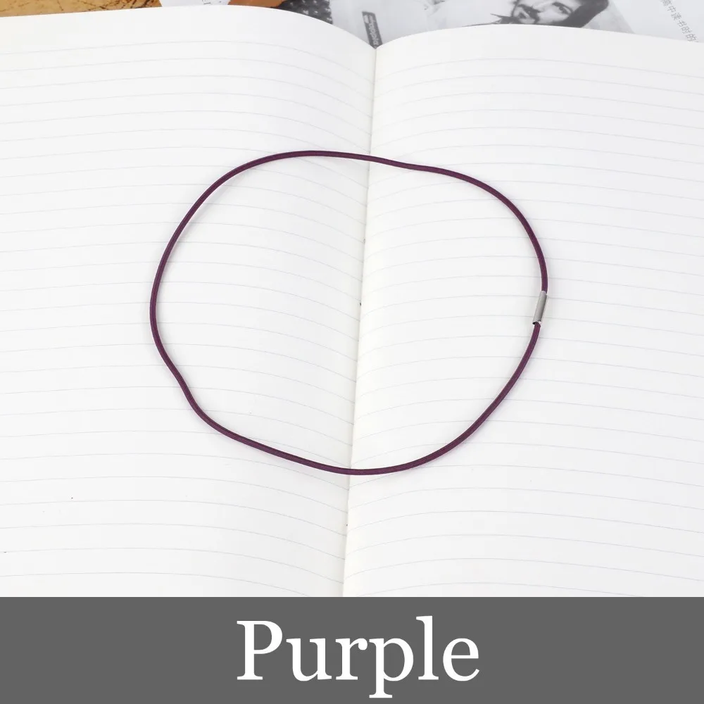 Запасная Резиновая лента кожаный аксессуар для ноутбука Ремонт эластичный шнур банджи, оливково-зеленый, синий, черный, верблюжий, коричневый, фиолетовый - Цвет: Purple