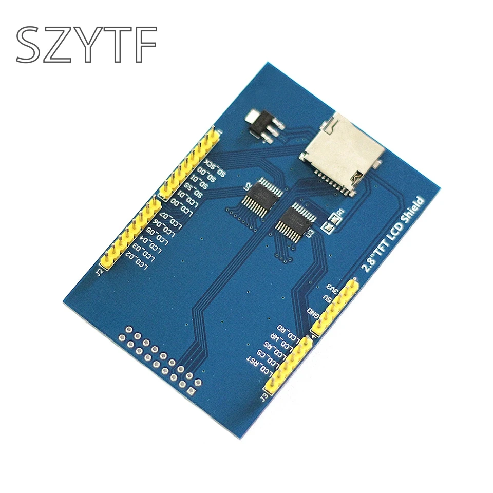 2.8 tft lcd touch shield module for arduino blue brands