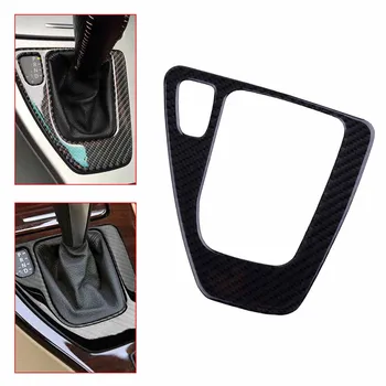 

DWCX Car Styling Carbon Fiber Gear Shift Panel Surround Frame Decorative Cover Trim Fit for BMW E90 E91 E92 E93 AT Automatic M