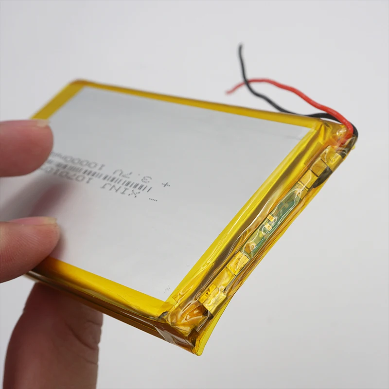 XINJ 3,7 V 10000 mAh литий-полимерный с подзарядкой Li-po аккумулятор 1070105 для gps КПК MID DVD power bank наружные фонари работающие на солнечной энергии планшетный ПК