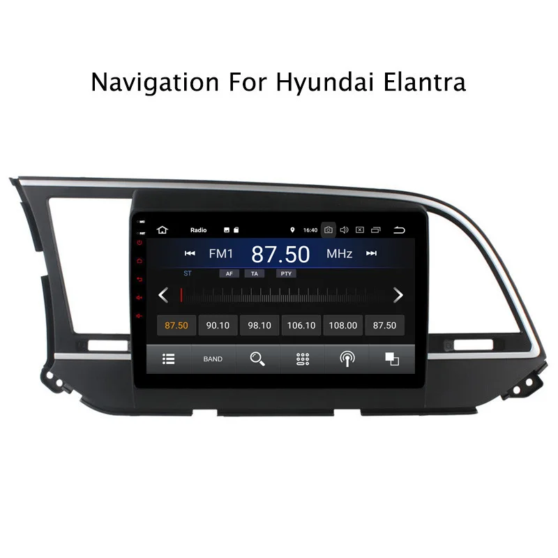 Flash Deal 9Inch PX30 Android 9.0 Car DVD Multimedia Player For Hyundai Elantra 2016 2017 GPS Navigation Radio Stereo Audio 1
