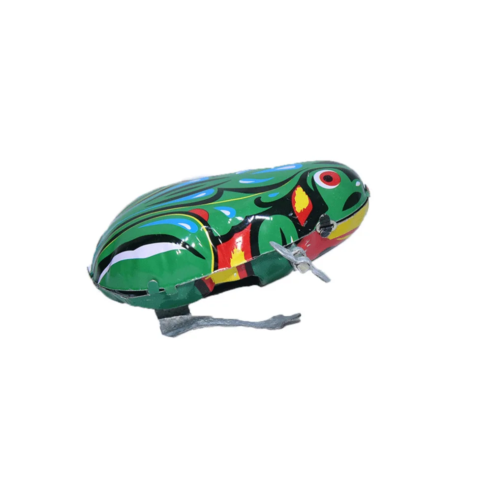 Kids Classic Mini Windup Toy Lovely Fun Pull Back Jumping Frog