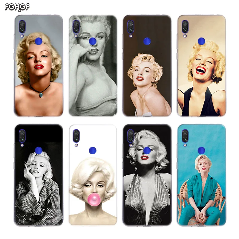

Marilyn Monroe Silicone Case For Xiaomi Redmi Note 7 6 Pro 5 4 4X K20 7A Y3 S2 5A 6A Xiomi Pocophone F1 9T 9 SE 8 A2 lite