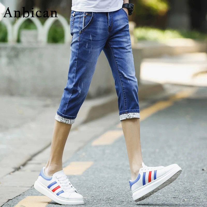 mens capri skinny jeans