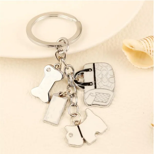 LewaDeal Cute Puppy Bones Ladies Bags Pendant Key Chain Personalized Gift |