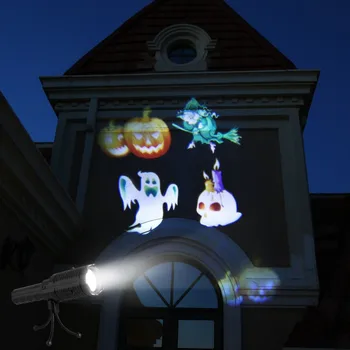 

RC DIY Christmas Xmas Halloween Projection Lamps Decorative Lights Projector Funny Outdoor Party Glowing Festival Party Supplies