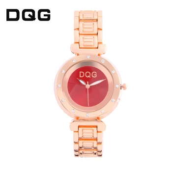 

2020 Brand Vintage Ladies Luxury Rose Gold Quartz Dress Wrist Women Rhinestone Watches Steel Bling BlingGifts Watch reloj mujer
