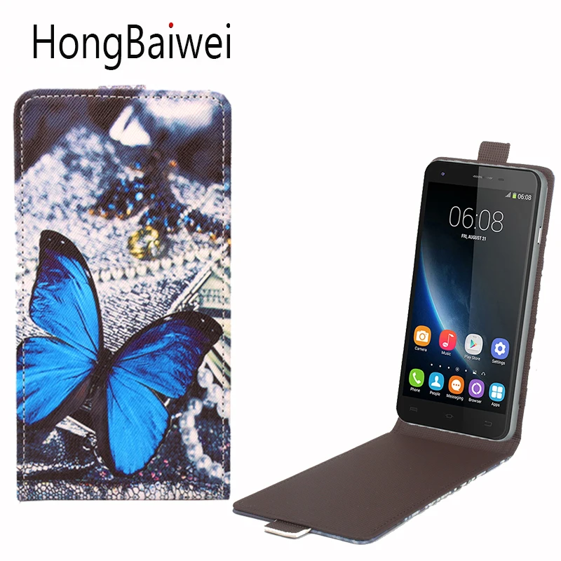 

HongBaiwei for Homtom HT3 Pro Case Girls Butterfly Pattern Vertical Flip Leather Phone Case Cover for Homtom HT3 Pro