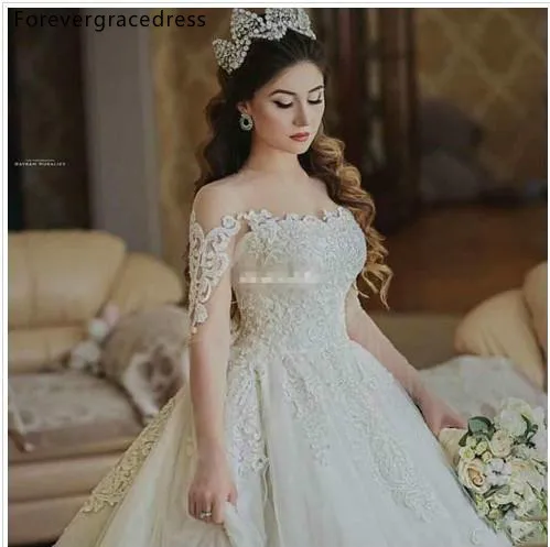 Gorgeous Princess Wedding Dresses Latest Saudi Arabia Dubai Long