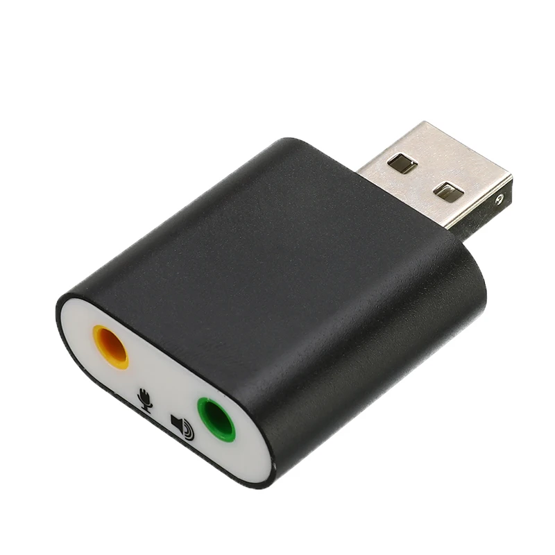 1 шт. мини Внешняя USB 2 0 7 CH Виртуальная Аудио Звуковая карта адаптер конвертер для