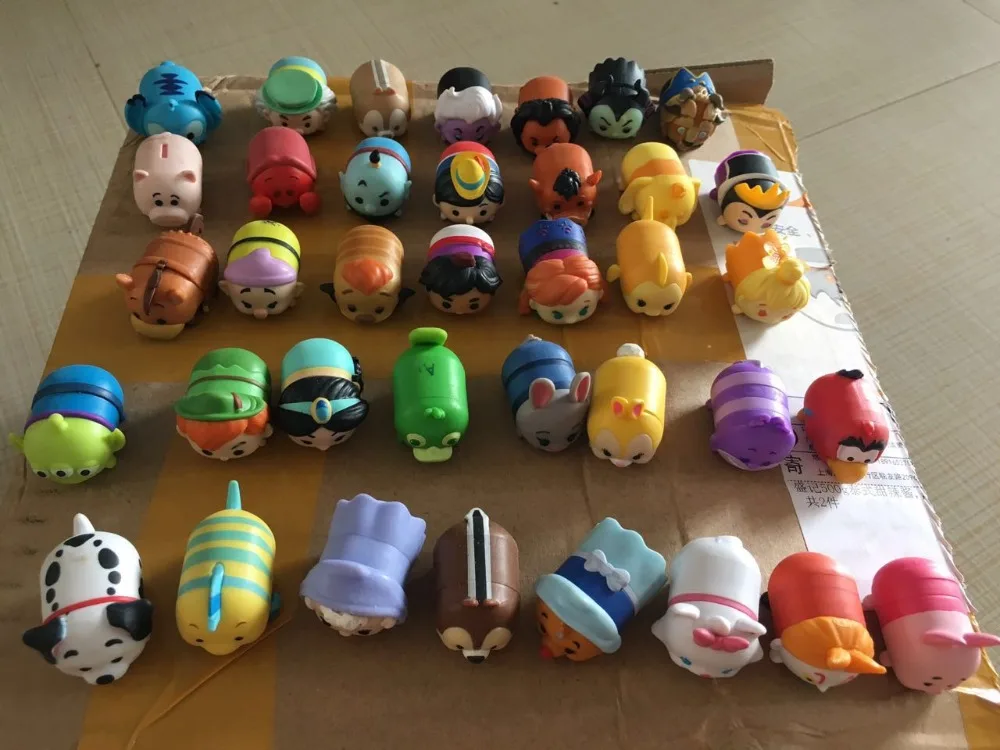 

many cartoon animal model toy 3.5CM stack up dolls capsule toys kids favorate gift stack stack