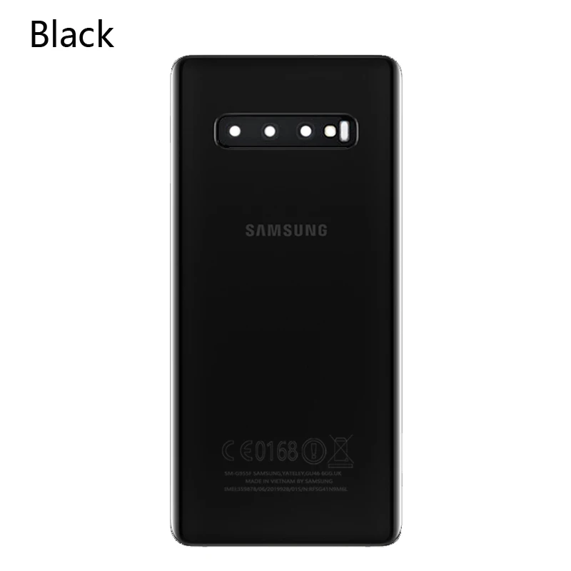 Оригинальное заднее стекло для SAMSUNG Galaxy S10 задняя крышка SM G973 Plus G975 G975F корпус