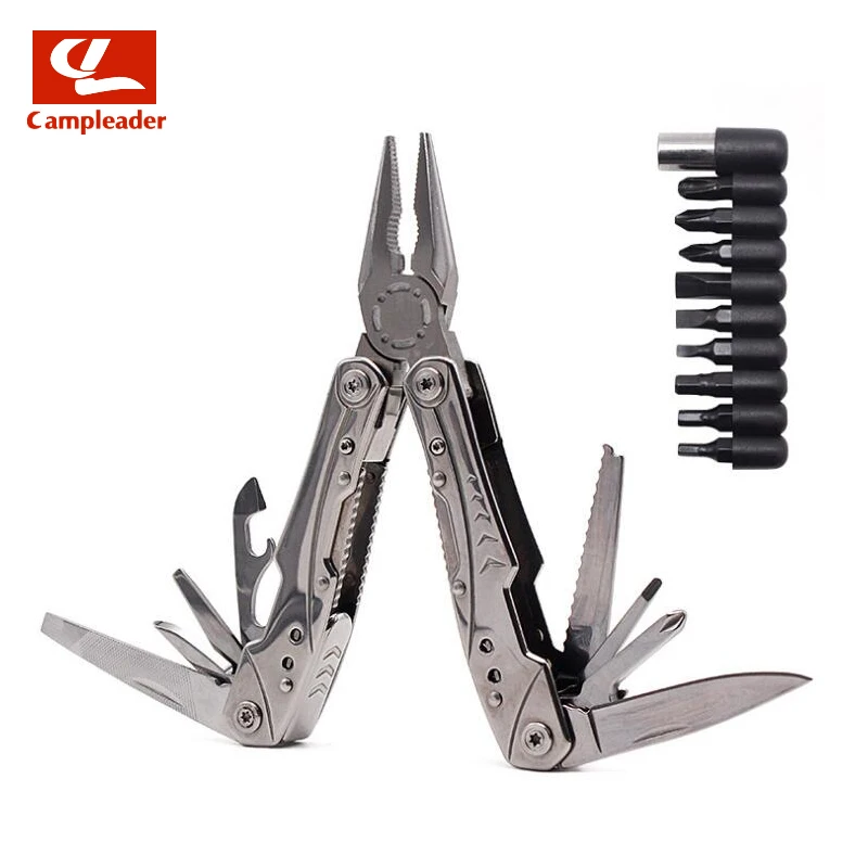

Mirror Light Steel Folding Pliers Outdoor Multi-function Pliers EDC Tool Field Survival Knife CL304