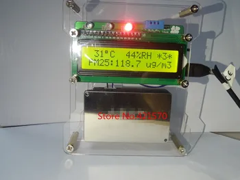 

Home PM2.5 detector air quality monitoring measurement PM10 laser sensor testing PM2.5 Monitor testing temperature, humidity