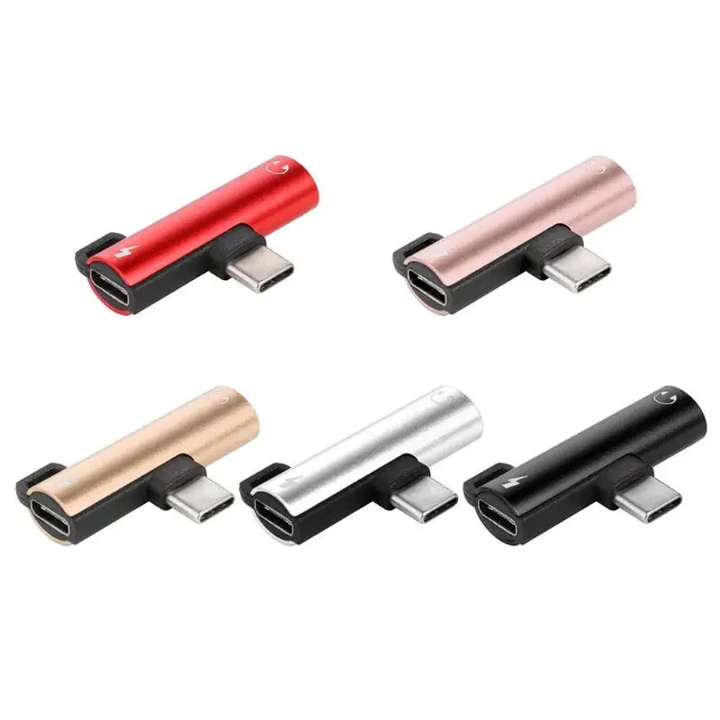 

2 in 1 Type C to 3.5mm Jack Converter Type C Male to 3.5mm Female Adapter Earphone Charging USB Audio Adapter for Samsung Xiaomi