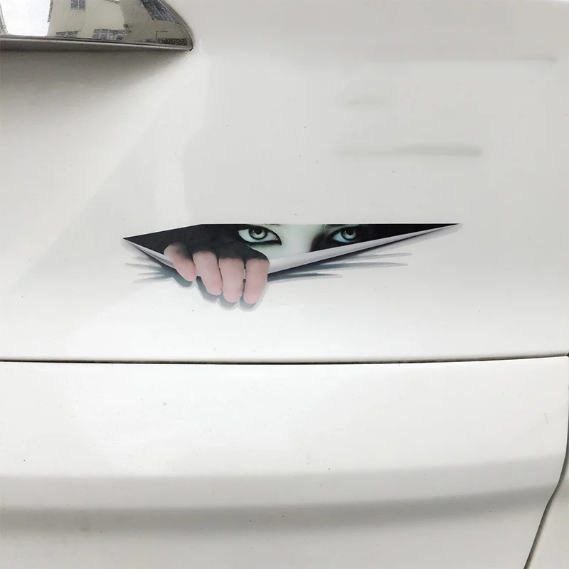 1pc SEEYULE Funny Car Sticker 3D Girl Eyes Peeking Monster Vinyl Body Window Decor Wall Thrill Sticker for Car Truck SUV 1pc SEEYULE Funny Car Sticker 3D Girl Eyes Peeking Monster Vinyl Body Window Decor Wall Thrill Sticker for Car Truck SUV