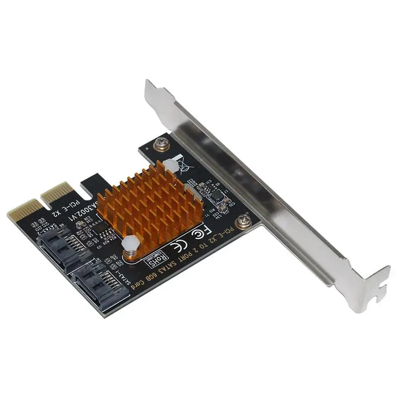 Плата расширения для интерфейса SA3002 ASM1062 PCI E к SATA 3 0 6GSATA3.0 карта жесткого
