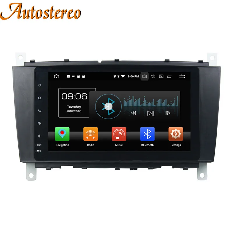 Clearance DSP Autostereo Android 9 Car DVD Player GPS navigation For Mercedes Benz C-Class W203 CLC G Class headunit multimedia player 64G 4