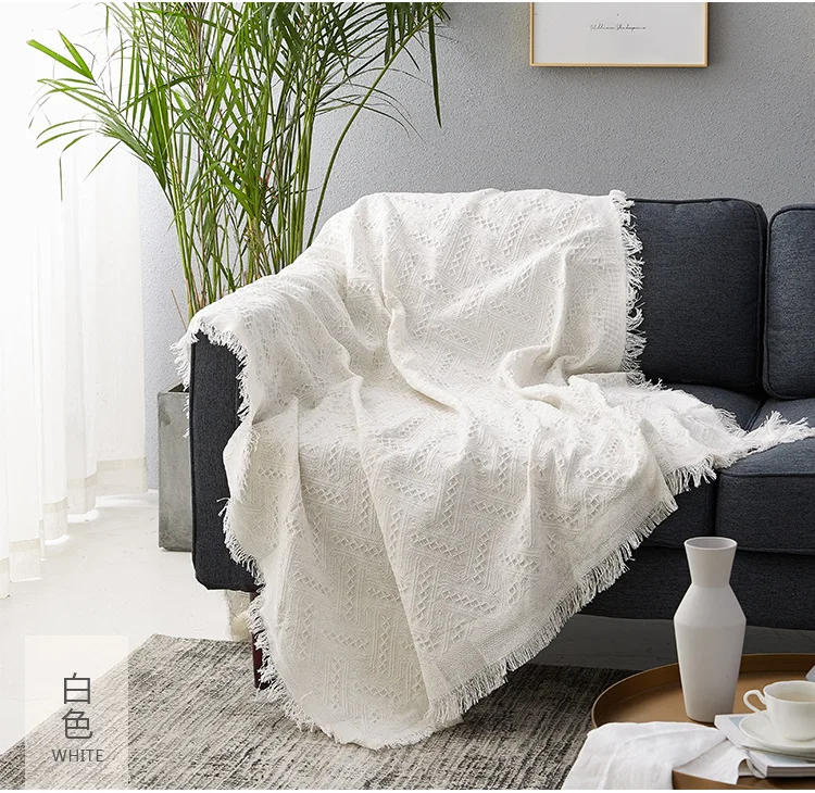 Современный твердый плед диван декоративный чехол Cobertor на диване кровати Нескользящие толстые трикотажные одеяла чехол на диван полотенце