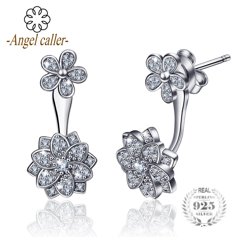 Женские серьги-подвески Angel Caller из стерлингового серебра 925 пробы с вишневым