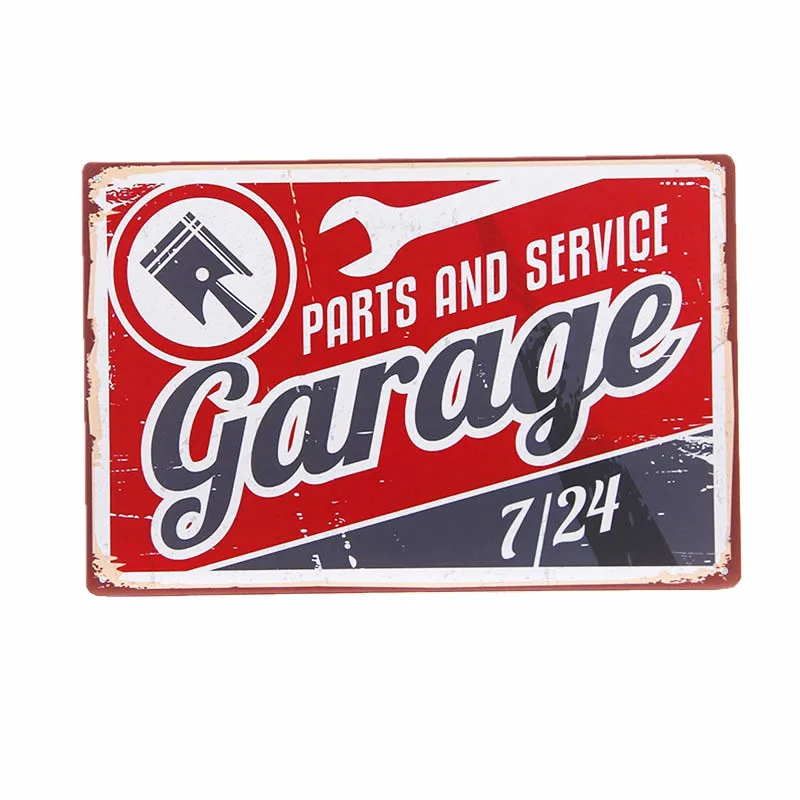 "Garage Rules" Винтажная металлическая жестяная вывеска домашний декор потертый шик табличка папы гаражное украшение стены художественный плакат 20*30 см A548 - Цвет: 22