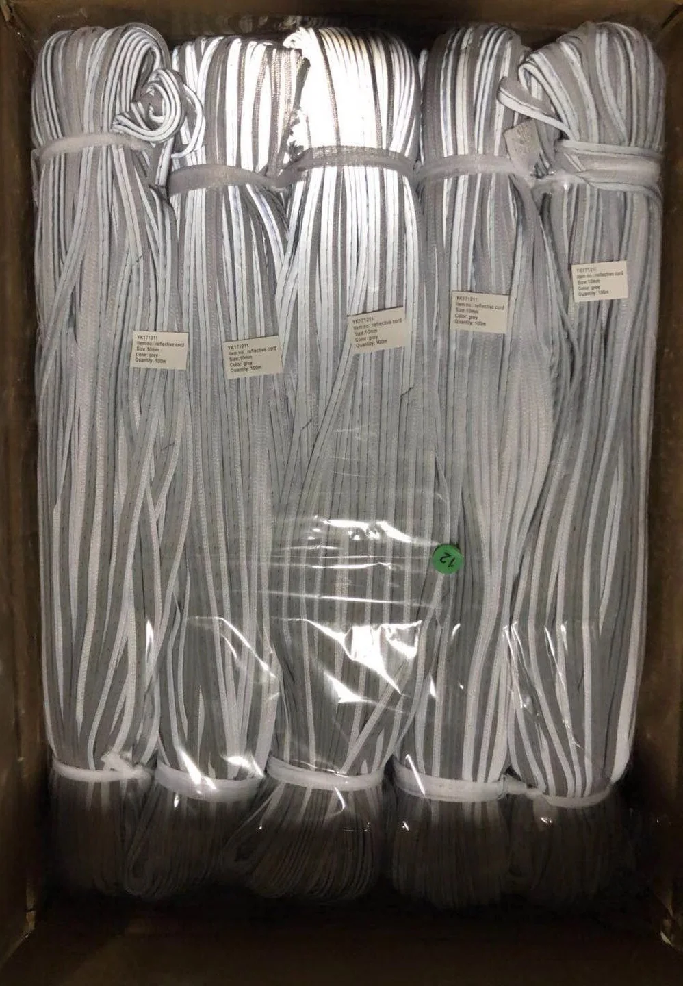 

5M long Reflective Edge Strip Clothing Bag Warning Tipping Reflector Rope