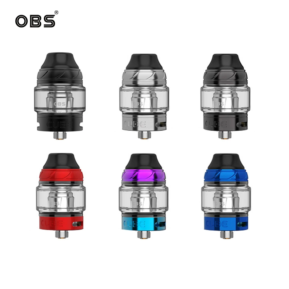 

2019 Original OBS Cube Subohm Tank 4ml Capacity with 0.2ohm M1 Mesh Coil for OBS Cube MOD / Kit E-cigarette Vape Tank/Atomizer
