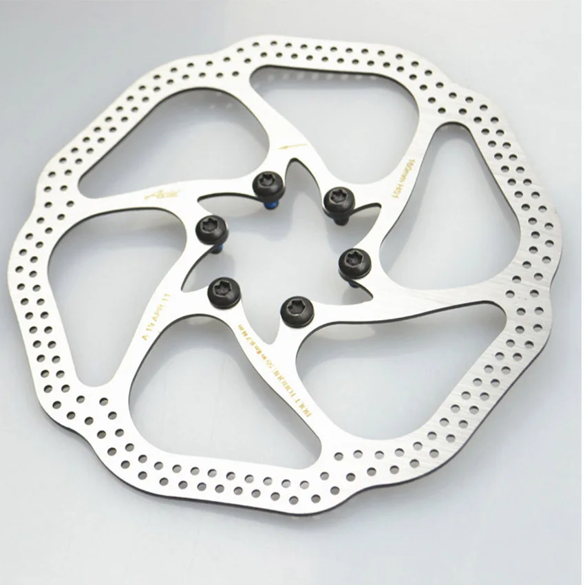 MTB brake pad Stainless Steel Bicycle Bike Disc Brake Rotor With Screw