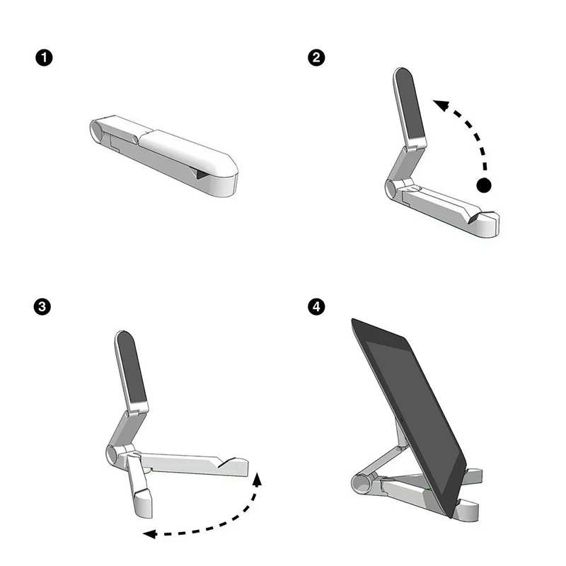 Портативный Регулируемая Складная Планшеты PC Подставки держатель для 6 "-10" Планшеты PC мобильный телефон и Планшеты держатель стенд