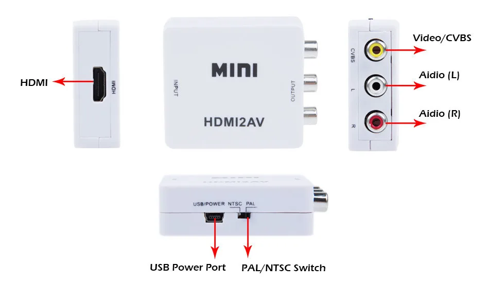 HDMI to AV Converter 5 HDMI to AV Converter 5