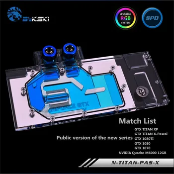 

Bykski Full Cover GPU Water Block For GTX1080 1080ti Founders Edition Titan XP TITAN X Graphics Card Water-Cooled N-TITAN-PAS-X