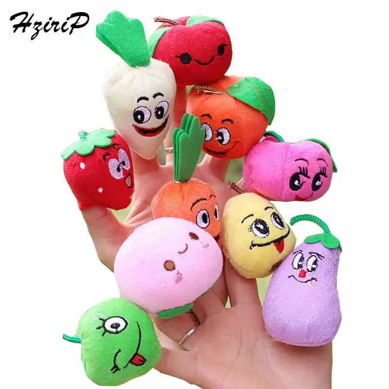 fruit finger puppets