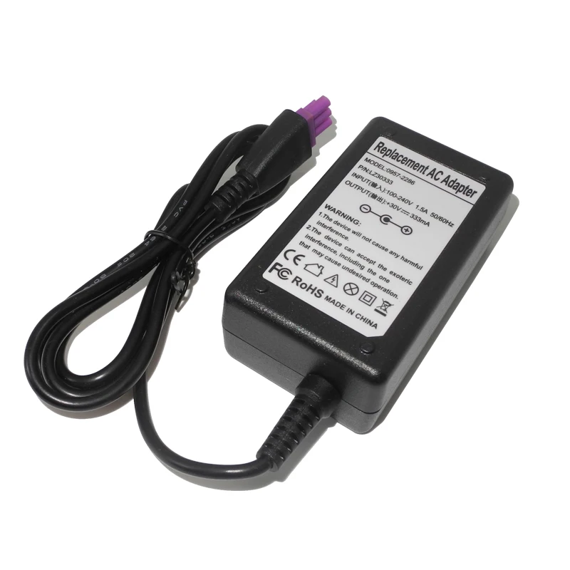 30 V 333MA طابعة محول شاحن ل HP طابعة منضدية 1050 1000 2050 2000 1050 2060 0957-2286 0957 -2290 امدادات الطاقة